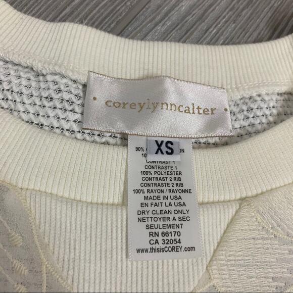 Corey Lynn Calter Anthro embroidered sweatshirt - Picture 6 of 6